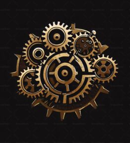 Steampunk Zahnräder